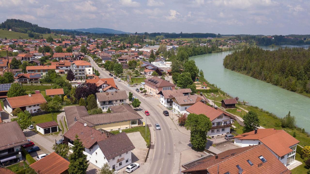 Moderne Praktische Ferienwohnung Am See Fewo3 Lechbruck Exteriör bild